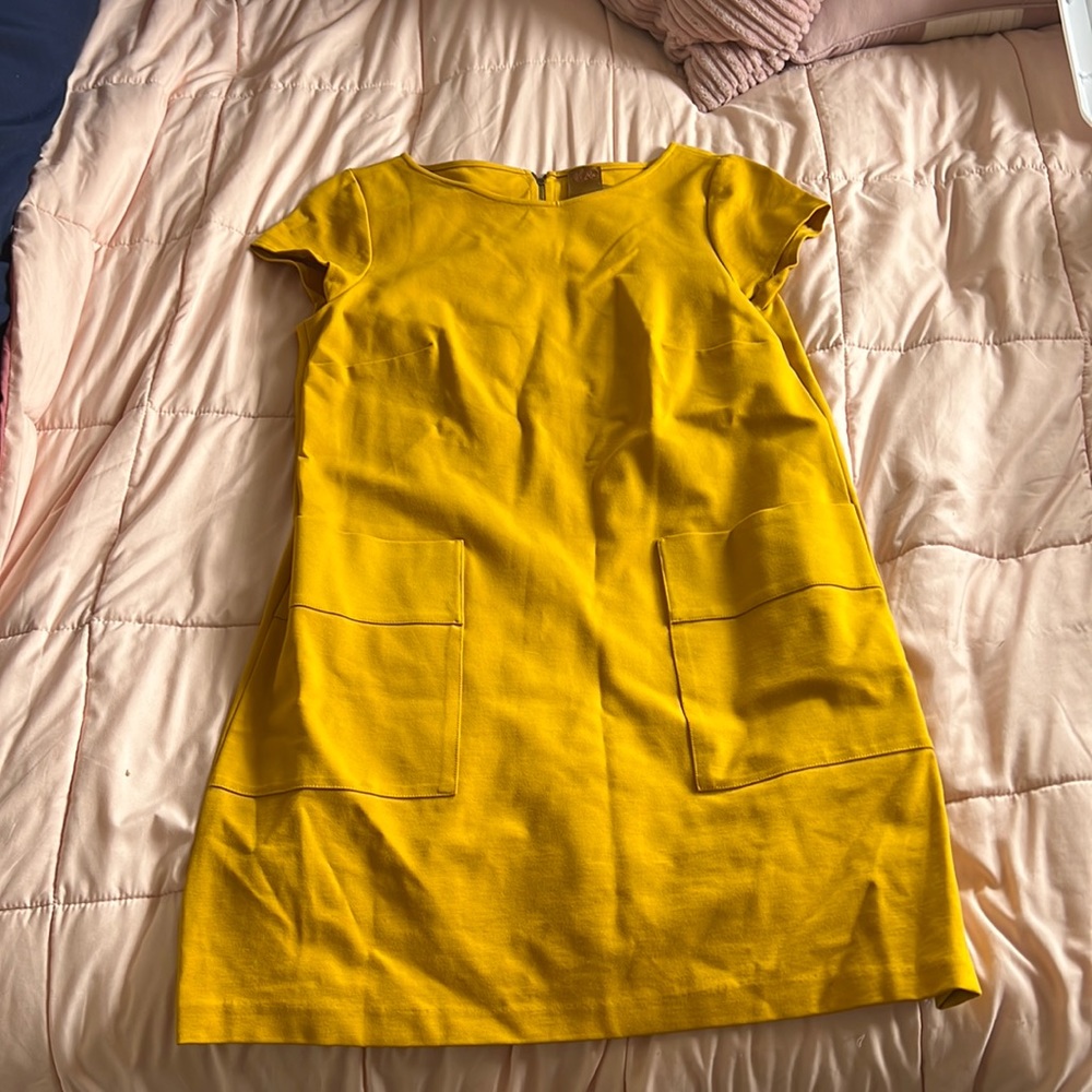 Vintage 60 yellow mini dress
